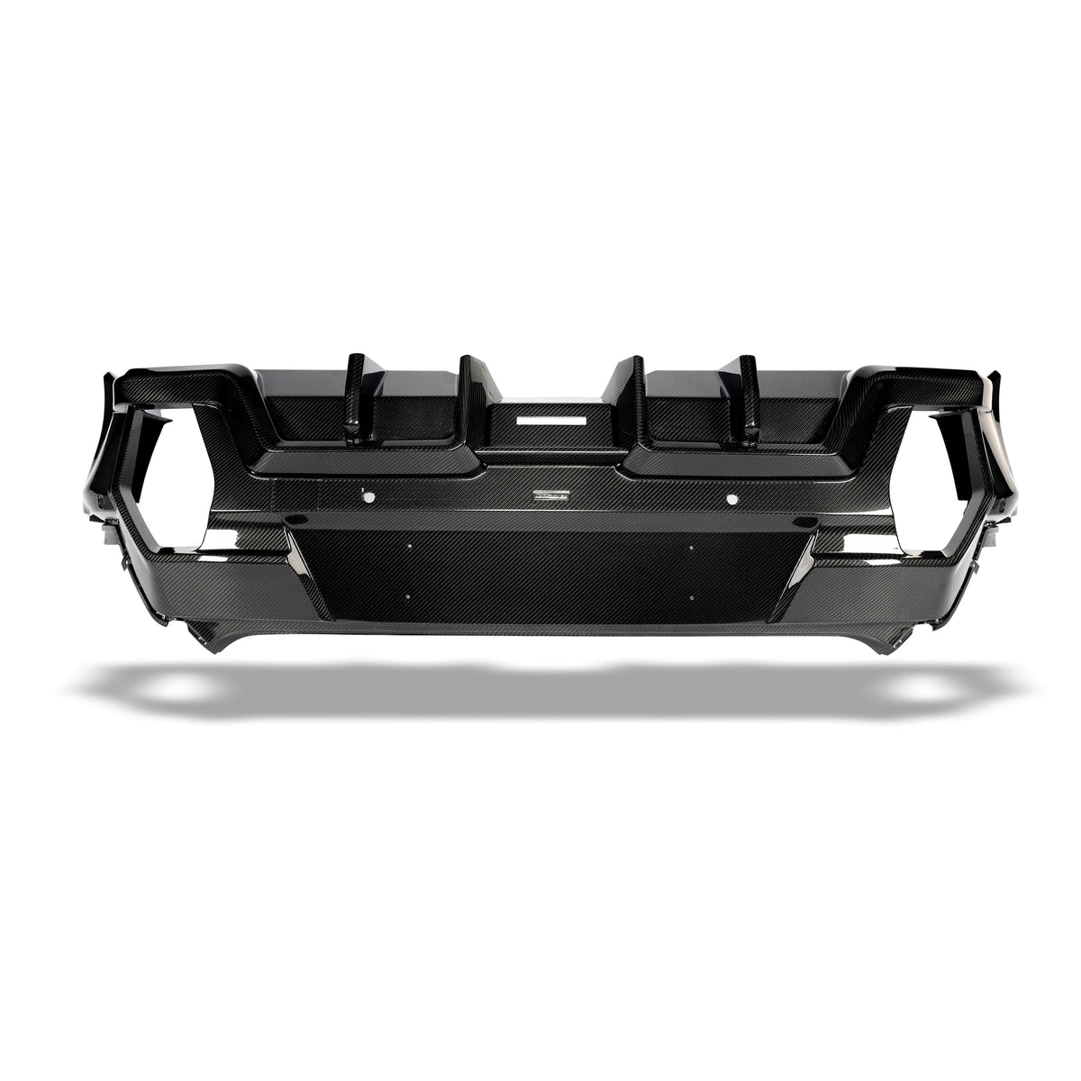 RevozPort BMW XM G09 carbon fibre rear diffuser detail