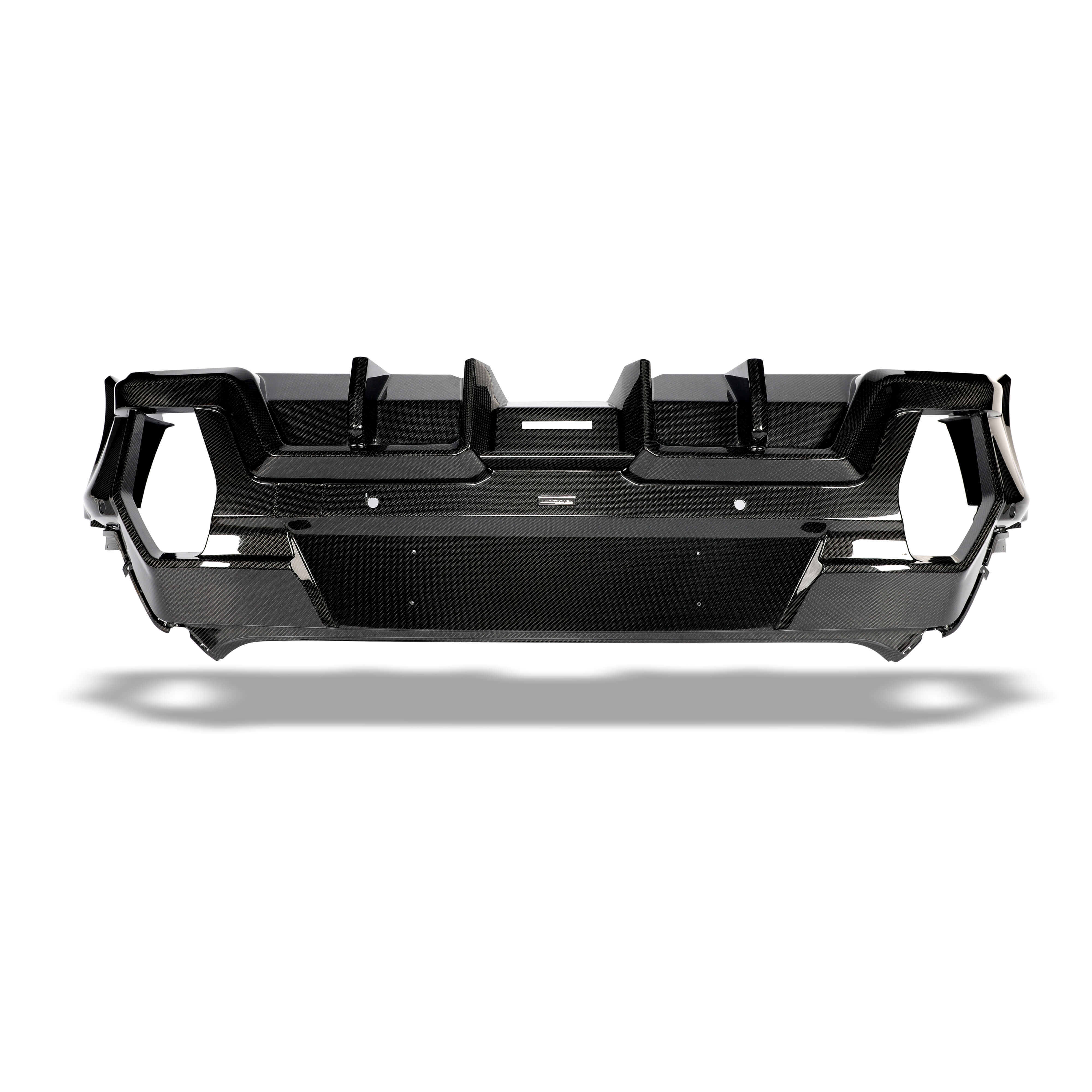 RevozPort BMW XM G09 carbon fibre rear diffuser detail