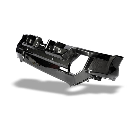 RevozPort BMW XM G09 carbon fibre rear diffuser detail