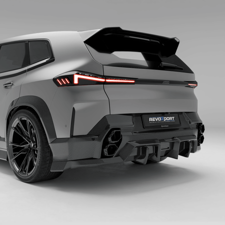 RevozPort BMW XM G09 carbon fibre rear diffuser
