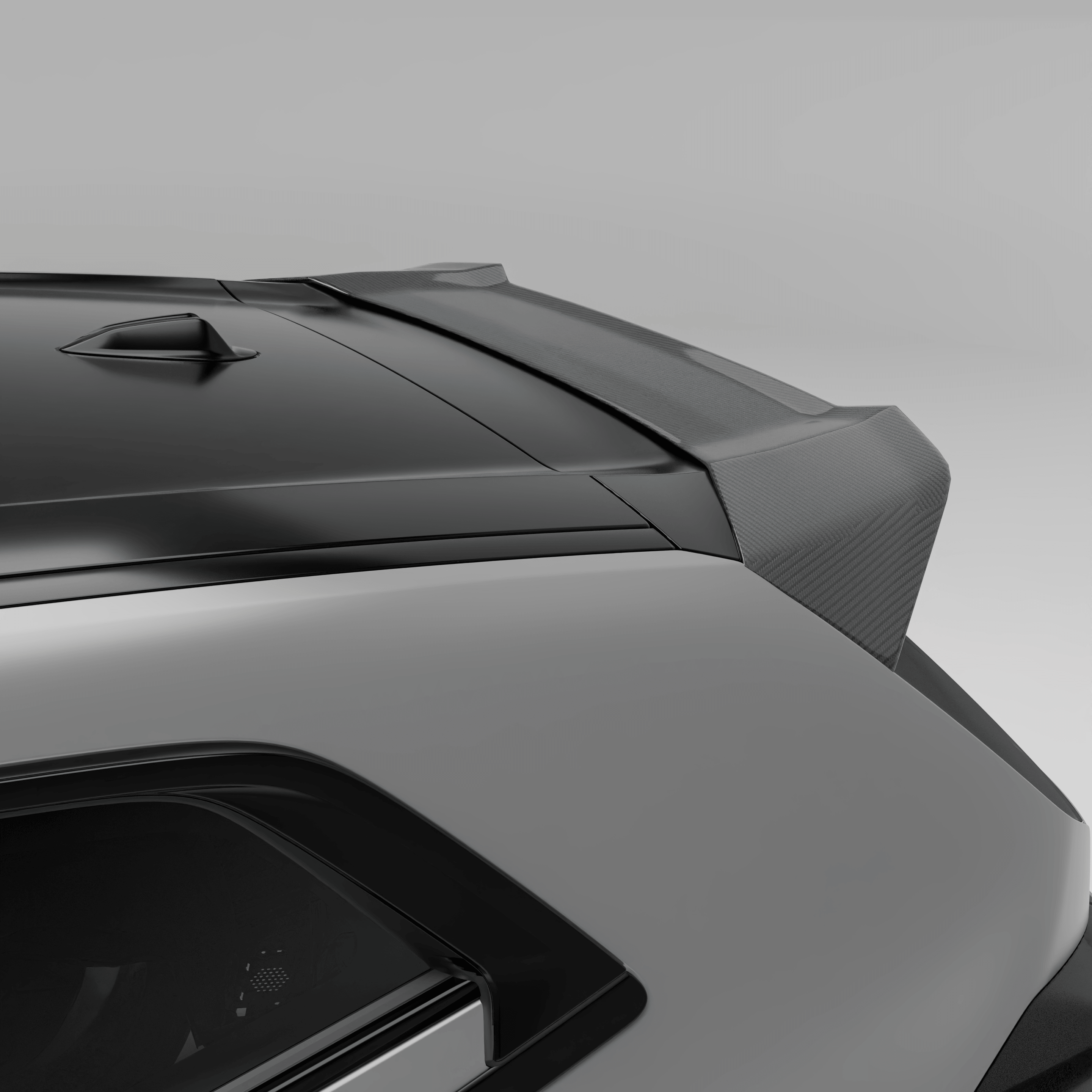 RevozPort BMW XM G09 carbon fibre roof spoiler