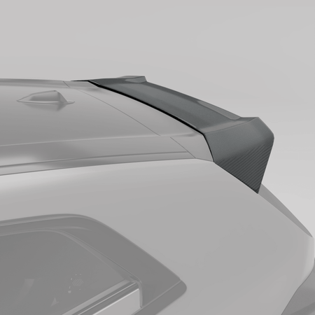 RevozPort BMW XM G09 carbon fibre roof spoiler detail