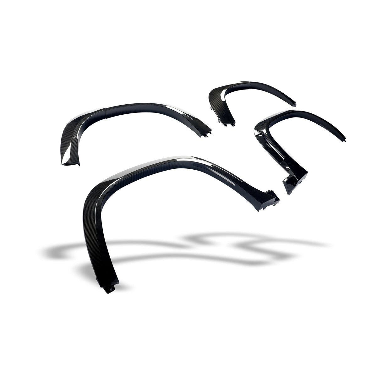 RevozPort BMW XM G09 carbon fibre wheel arch trim detail