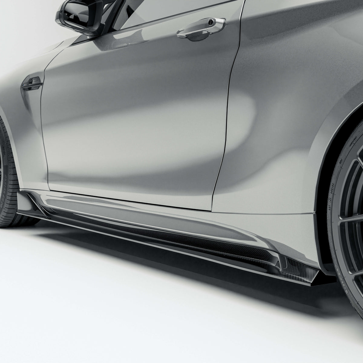 RevoZport BMW M2 Competition F87 carbon fibre side skirts