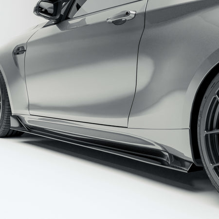 RevoZport BMW M2 Competition F87 carbon fibre side skirts