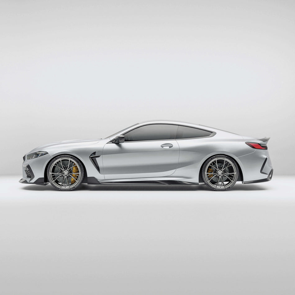 RevozPort BMW M8 carbon fibre side skirts