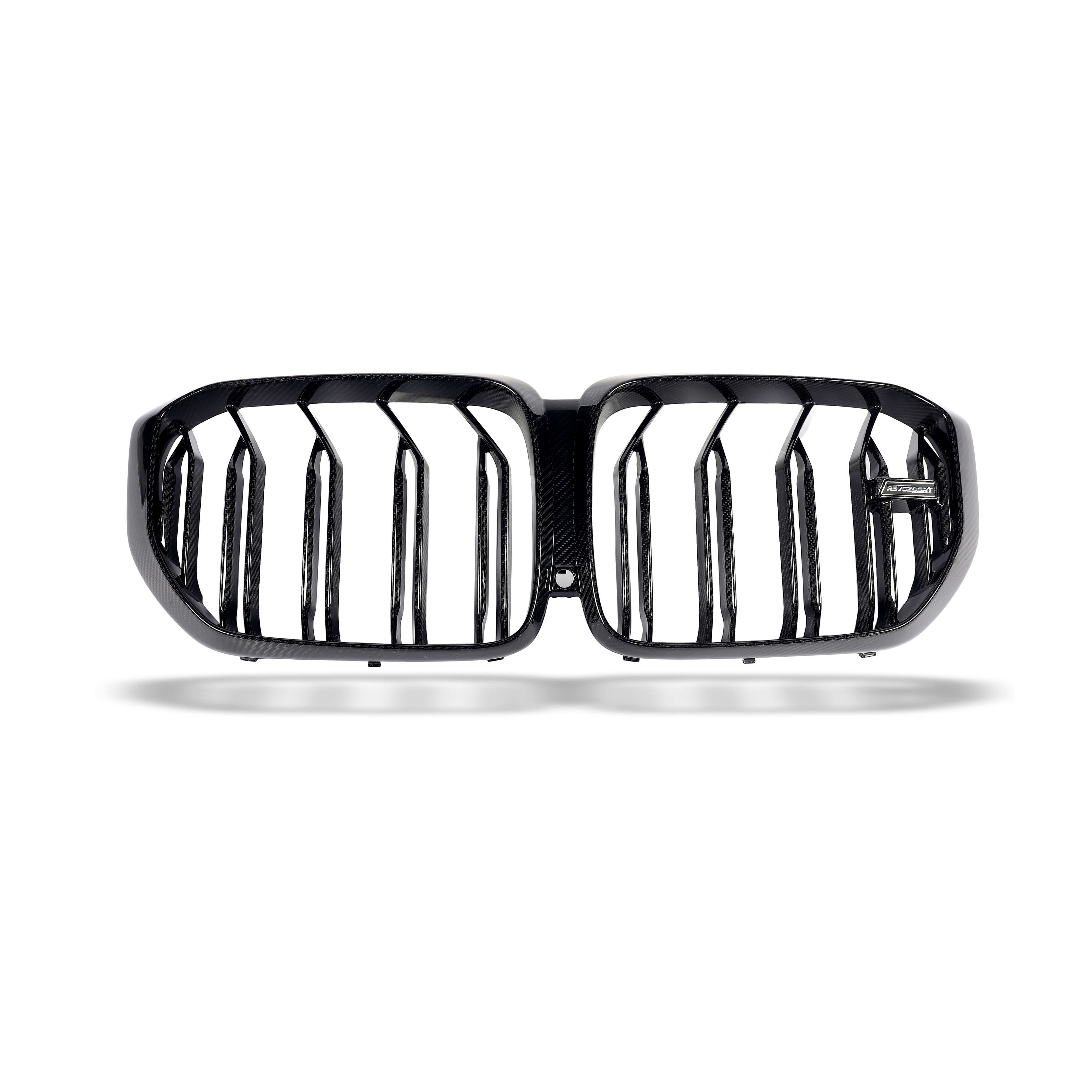 RevozPort carbon fibre kidney grille weave detail