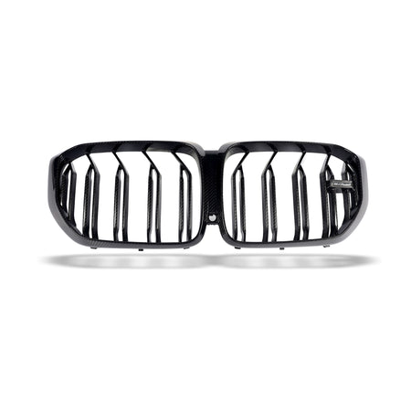 RevozPort carbon fibre kidney grille weave detail