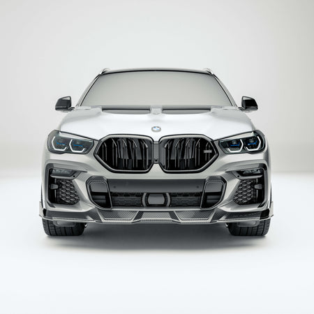 RevozPort BMW X6 G06 Pre-LCI carbon fibre front bumper vents