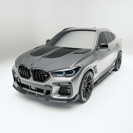 RevozPort BMW X6 G06 carbon fibre bonnet hood
