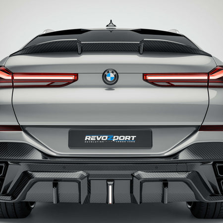 RevozPort BMW X6 G06 Pre-LCI carbon fibre rear spoiler