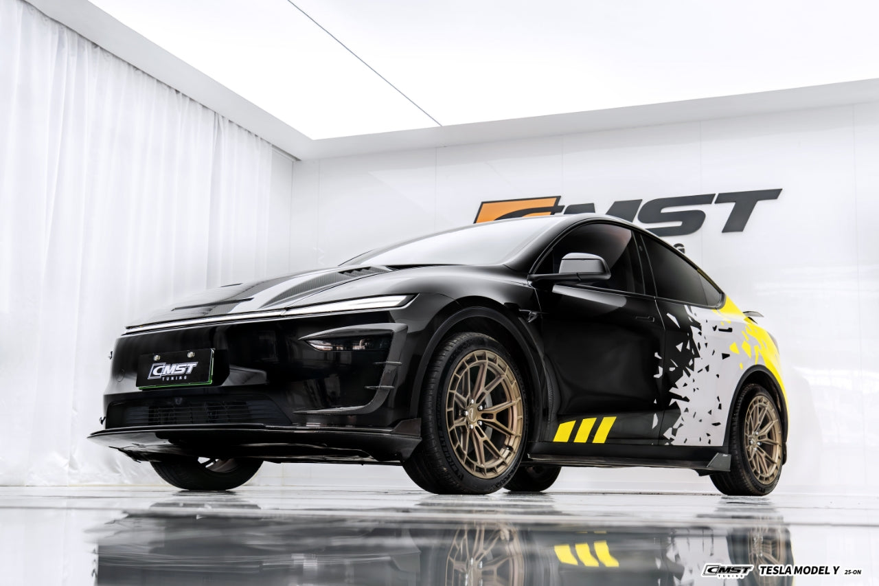 CMST - TESLA MODEL Y JUNIPER 2025+ CARBON FIBER V1 FRONT LIP