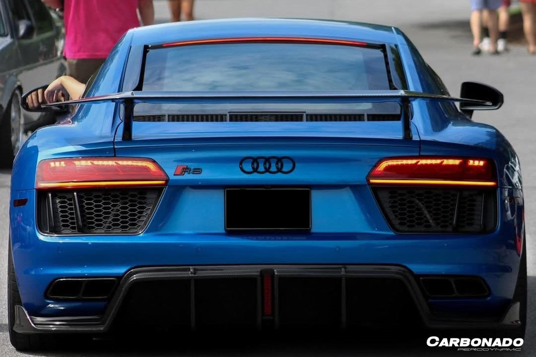 DarwinPro Carbonado Audi R8 VRS style carbon fibre trunk spoiler