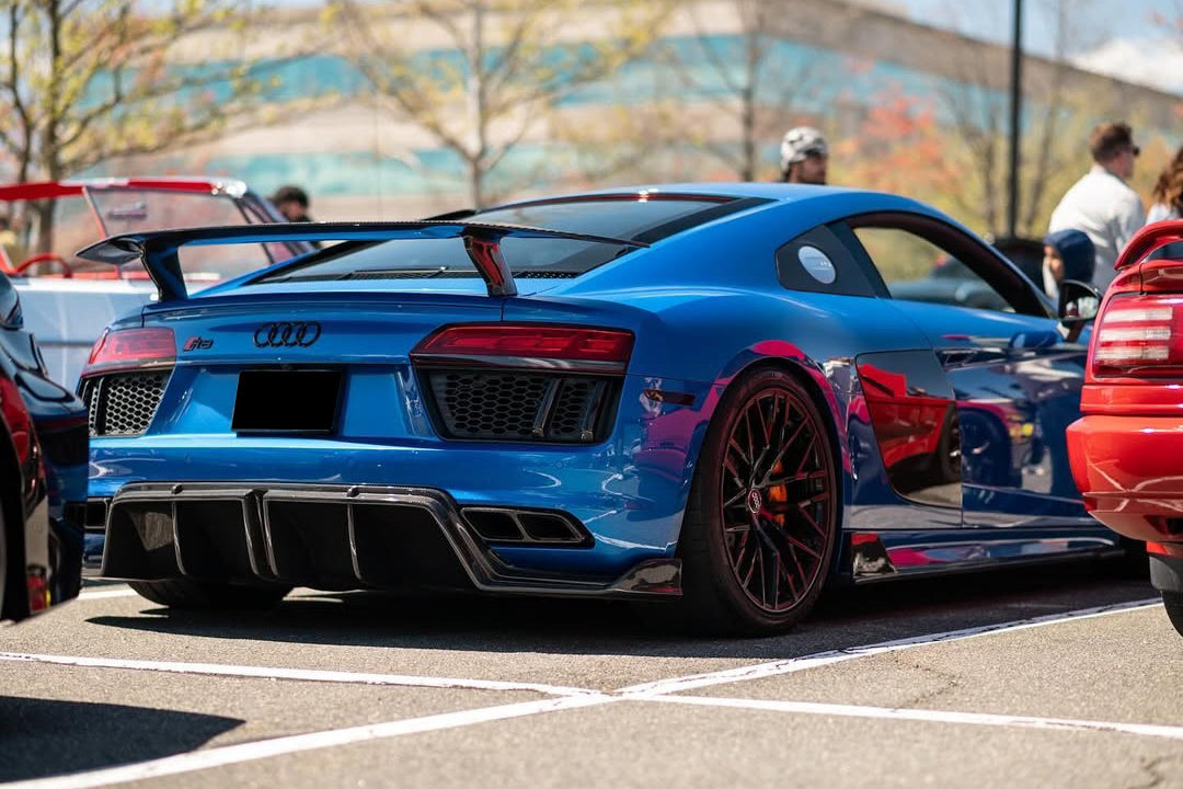 DarwinPro Carbonado Audi R8 VRS style carbon fibre trunk spoiler