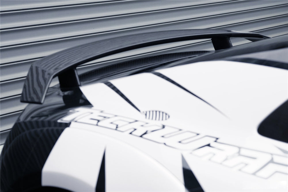 DarwinPro Audi R8 GT style carbon fibre trunk wing with base