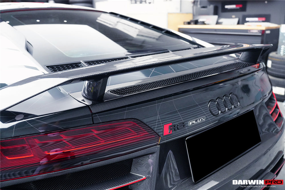 DarwinPro Audi R8 GT style carbon fibre trunk wing