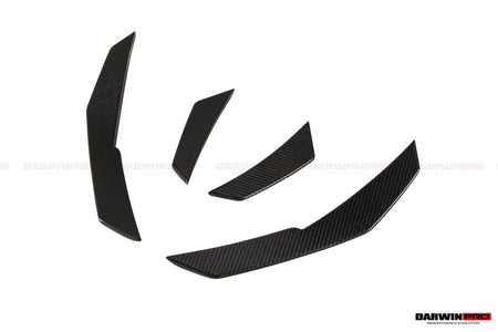 DarwinPro Audi R8 Performance Parts style dry carbon fibre front canards