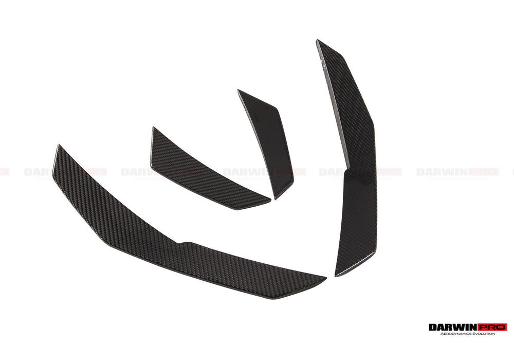 DarwinPro Audi R8 dry carbon fibre front canards