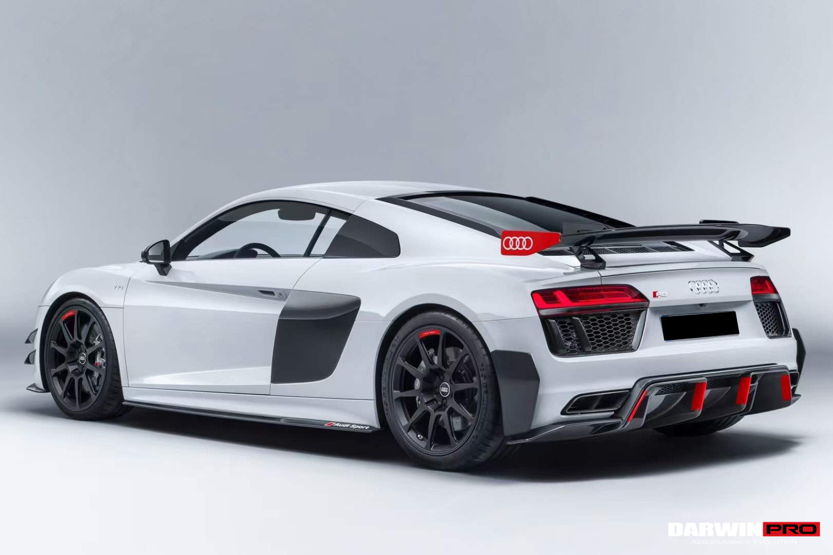 DarwinPro Audi R8 GT4 style carbon fibre side blades