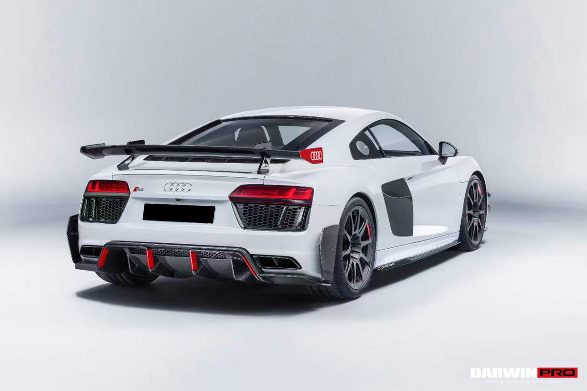 DarwinPro Audi R8 GT4 style carbon fibre side blades