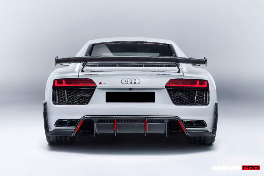 DarwinPro Audi R8 Performance Parts style carbon fibre trunk wing