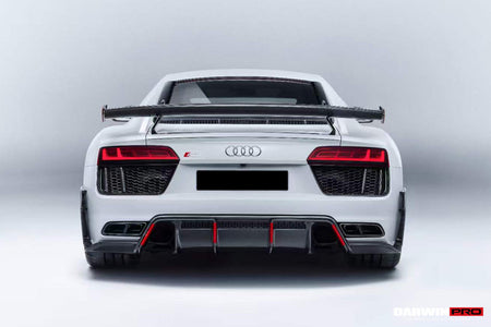 DarwinPro Audi R8 Performance Parts style carbon fibre trunk wing