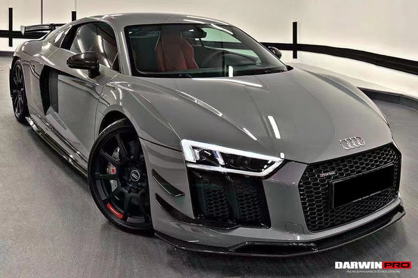 DARWINPRO - AUDI R8 COUPE / SPYDER 2016-18 PERFORMANCE PARTS STYLE DRY CARBON FIBRE SIDE SKIRTS