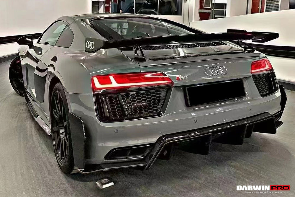 DarwinPro Audi R8 dry carbon fibre side skirts