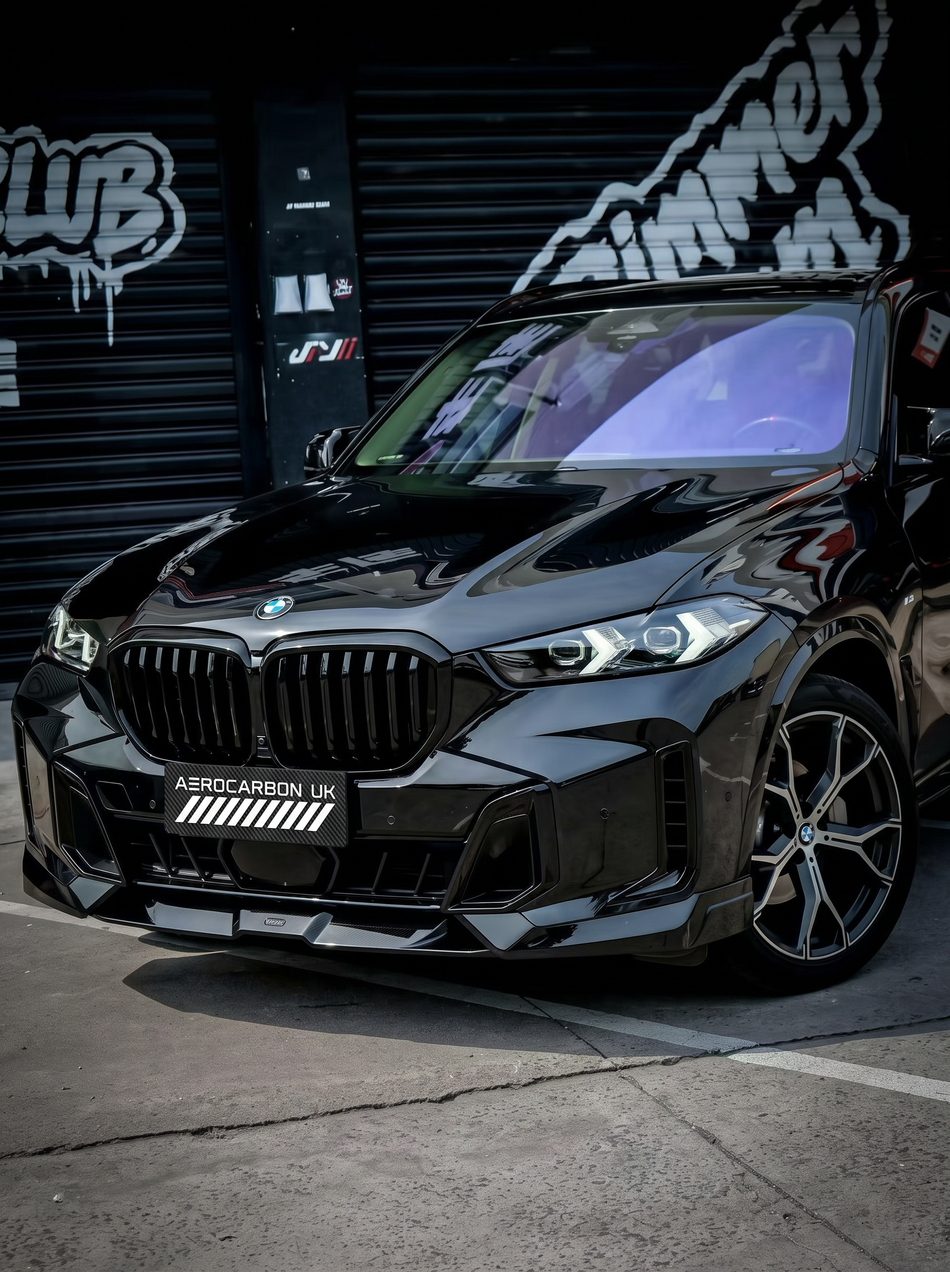 KORE - BMW X5 G05 LCI PC / ABS GLOSS BLACK FRONT LIP