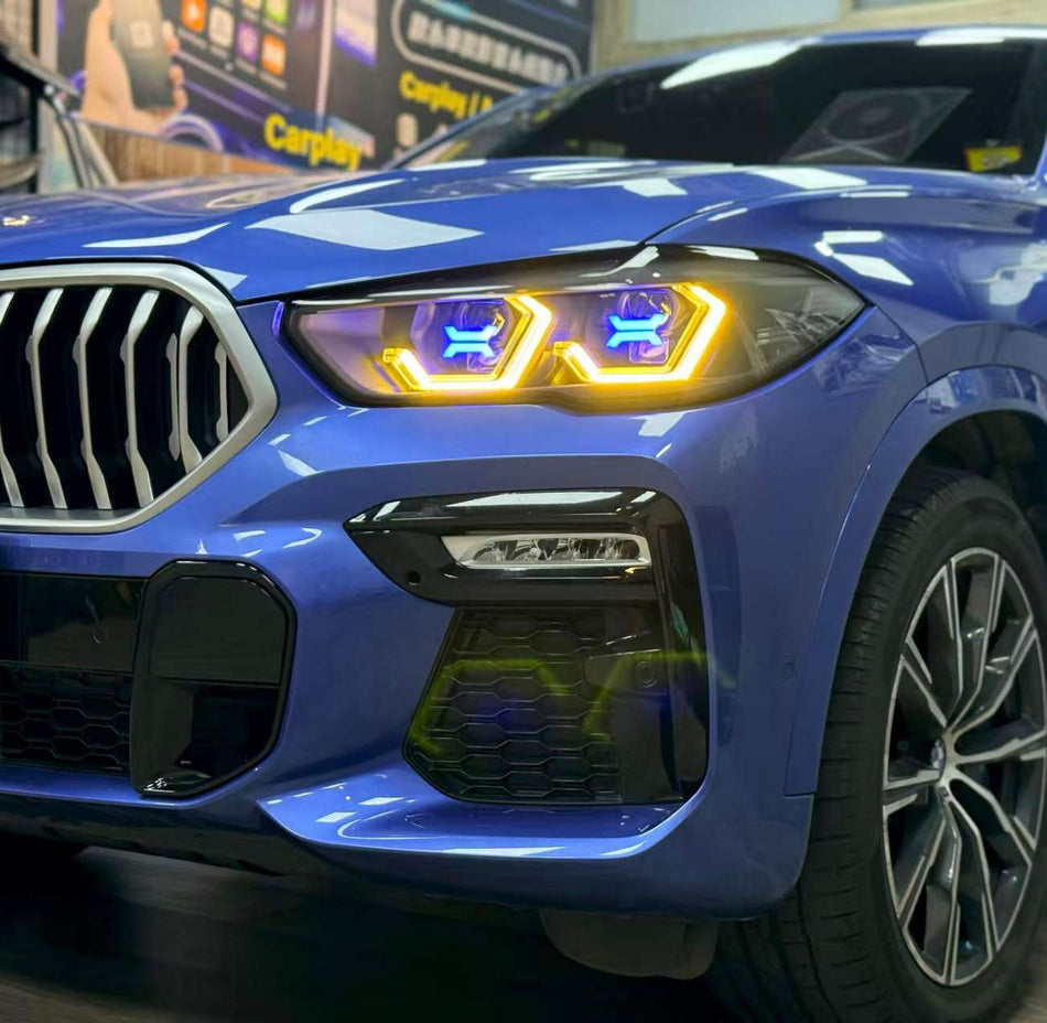 AERO CARBON - BMW X6 G06 / X6M F96 LASER HEADLIGHTS XX STYLE