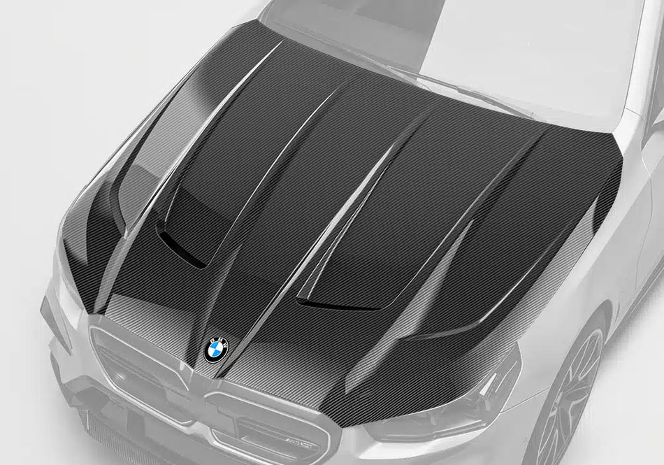 PAKTECHZ - BMW M5 G90 DRY CARBON FIBER HOOD BONNET
