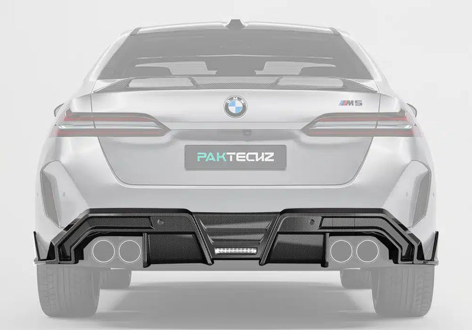 PAKTECHZ - BMW M5 G90 DRY CARBON FIBER REAR DIFFUSER