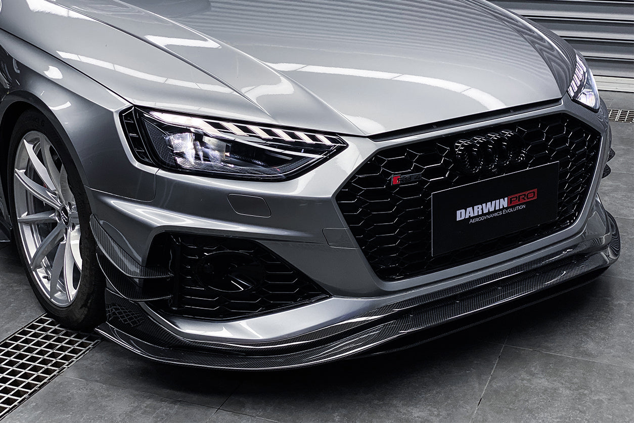 DARWINPRO - AUDI RS4 B9.5 2020 - 2024 CARBON FIBRE BKSS FRONT LIP - Aero Carbon UK