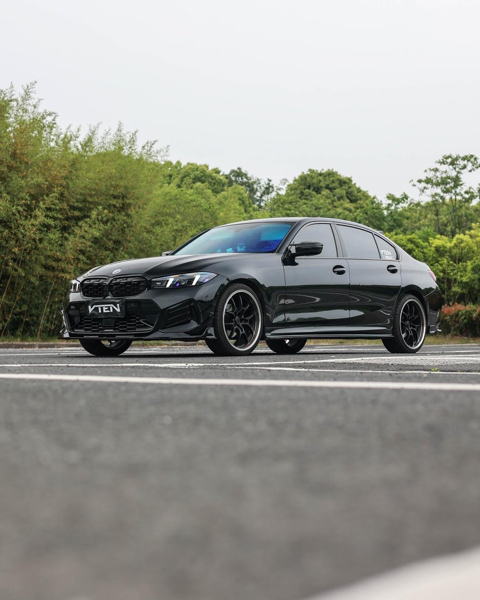 VTEN - BMW 3 SERIES G20 LCI GLOSS BLACK FRONT LIP V3