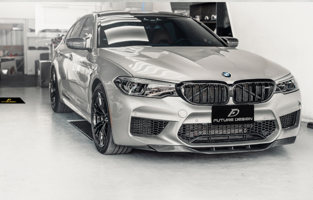 FUTURE DESIGN - BMW M5 F90 2017-20 CARBON FIBRE FRONT LIP RKP STYLE