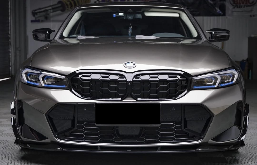 AERO CARBON - BMW 3 SERIES G20 LCI 2023+ FRONT LIP ABS GLOSS BLACK