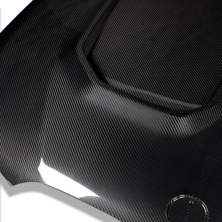 RevozPort BMW X6 carbon fibre bonnet detail