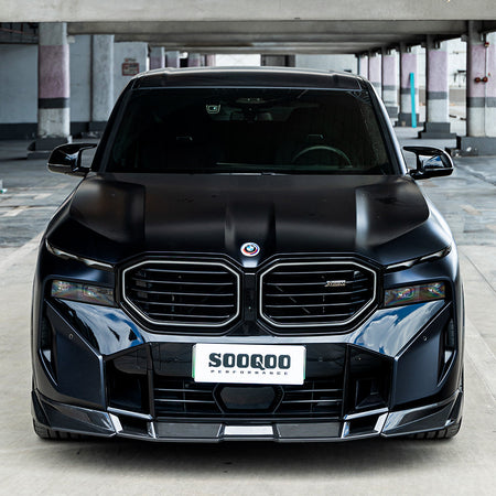 SOOQOO BMW XM G09 dry carbon fibre front lip