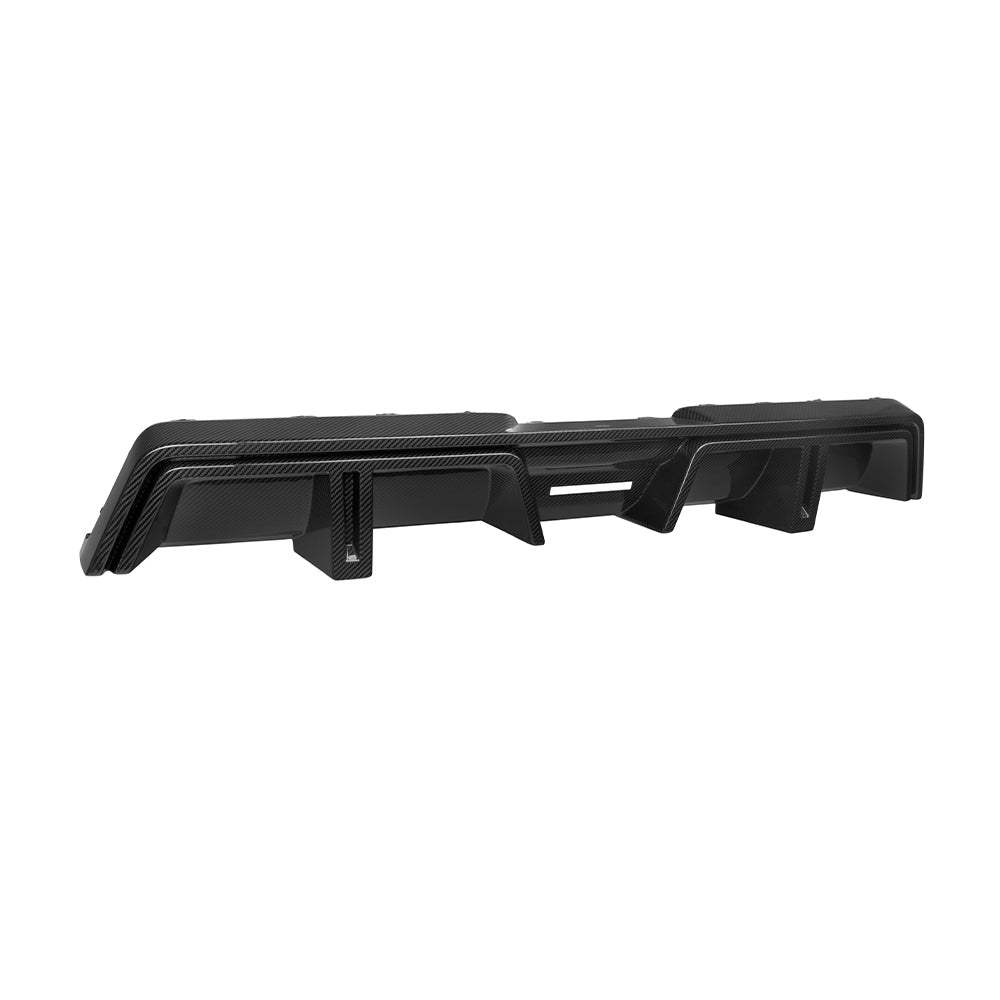 SOOQOO BMW XM G09 carbon fibre rear diffuser detail
