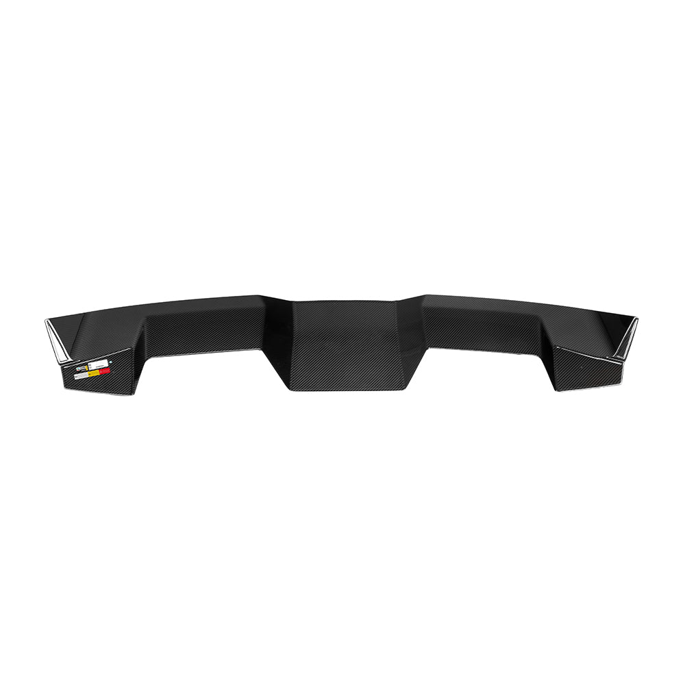 SOOQOO BMW XM G09 carbon fibre top spoiler detail