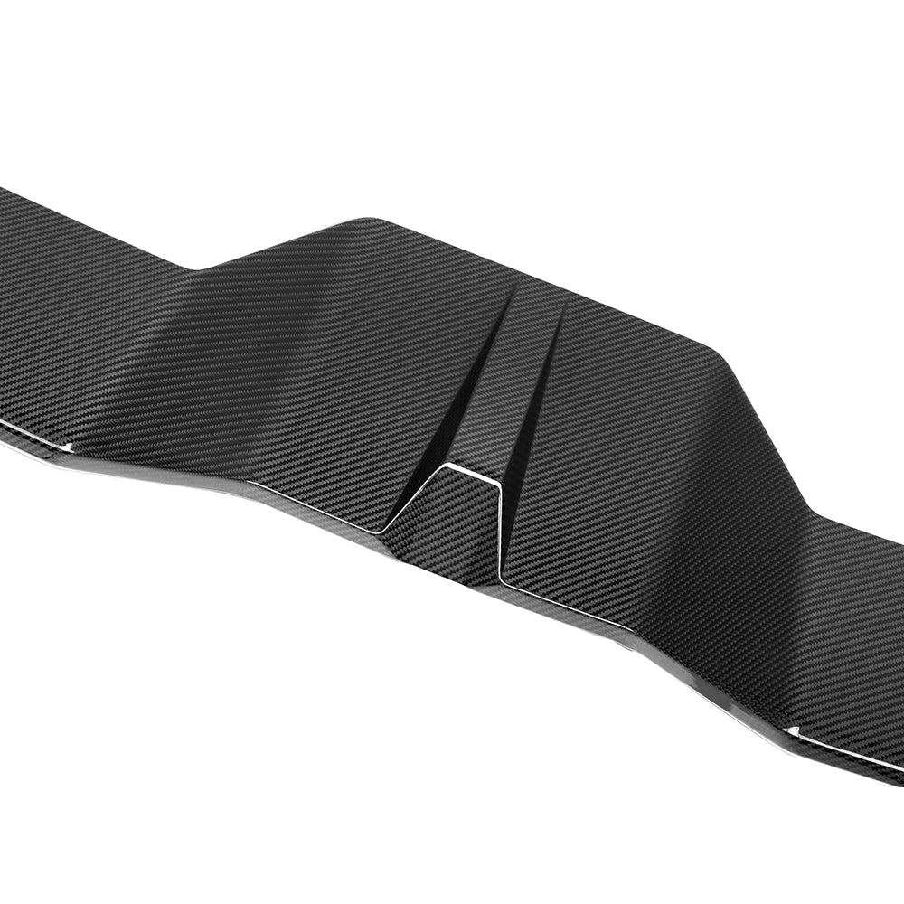 SOOQOO BMW XM G09 carbon fibre top spoiler detail