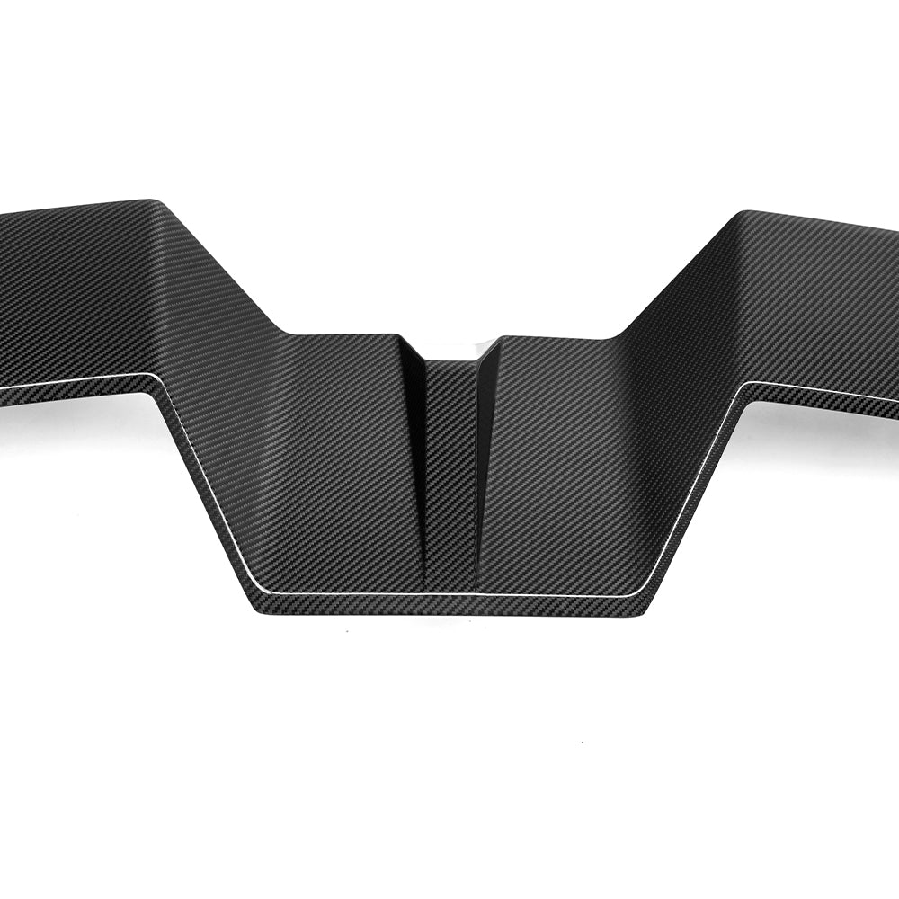 SOOQOO BMW XM G09 carbon fibre top spoiler detail