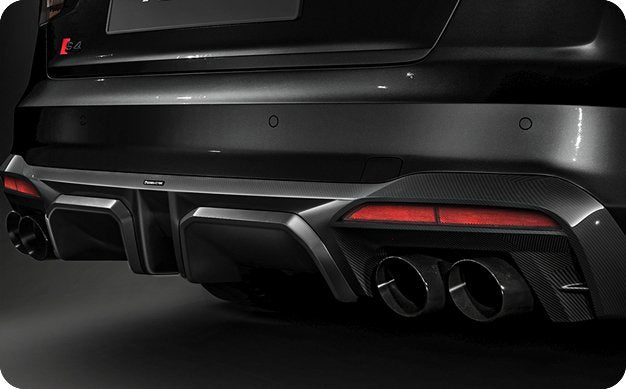 ACHEN CYBE - AUDI A4 / S4 B9.5 CARBON FIBRE REAR DIFFUSER - Aero Carbon UK