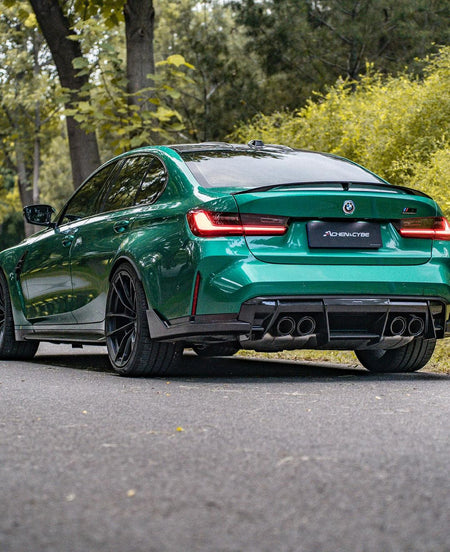 ACHEN CYBE - BMW 3 SERIES G20 / M3 G80 DRY CARBON FIBRE REAR SPOILER V1 - Aero Carbon UK