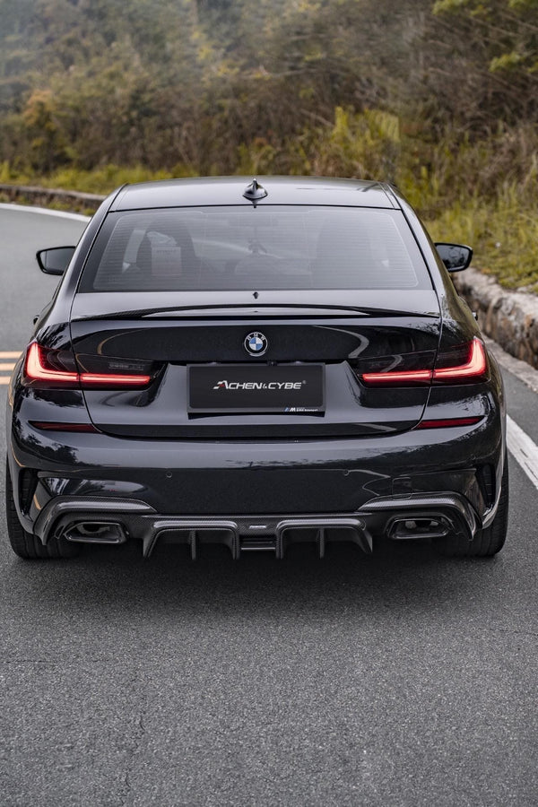 ACHEN CYBE - BMW 3 SERIES G20 PRE-LCI  DRY CARBON FIBRE DIFFUSER