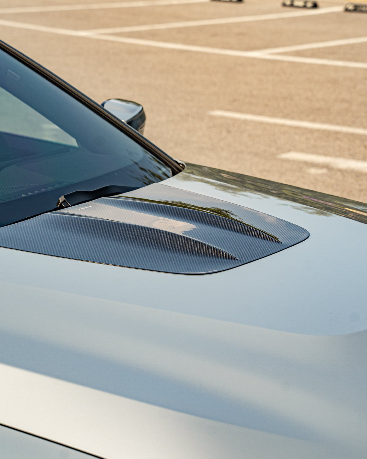 ACHEN CYBE - BMW M2 G87 DRY CARBON FIBER FRONT ENGINE BONNET HOOD TRIM - Aero Carbon UK