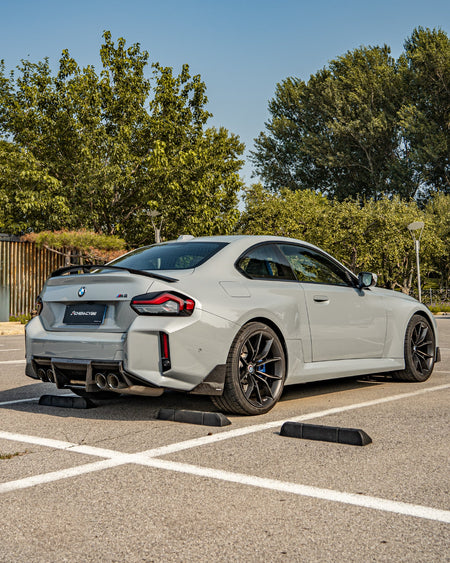 ACHEN CYBE - BMW M2 G87 DRY CARBON FIBER REAR SIDE WINGS - Aero Carbon UK
