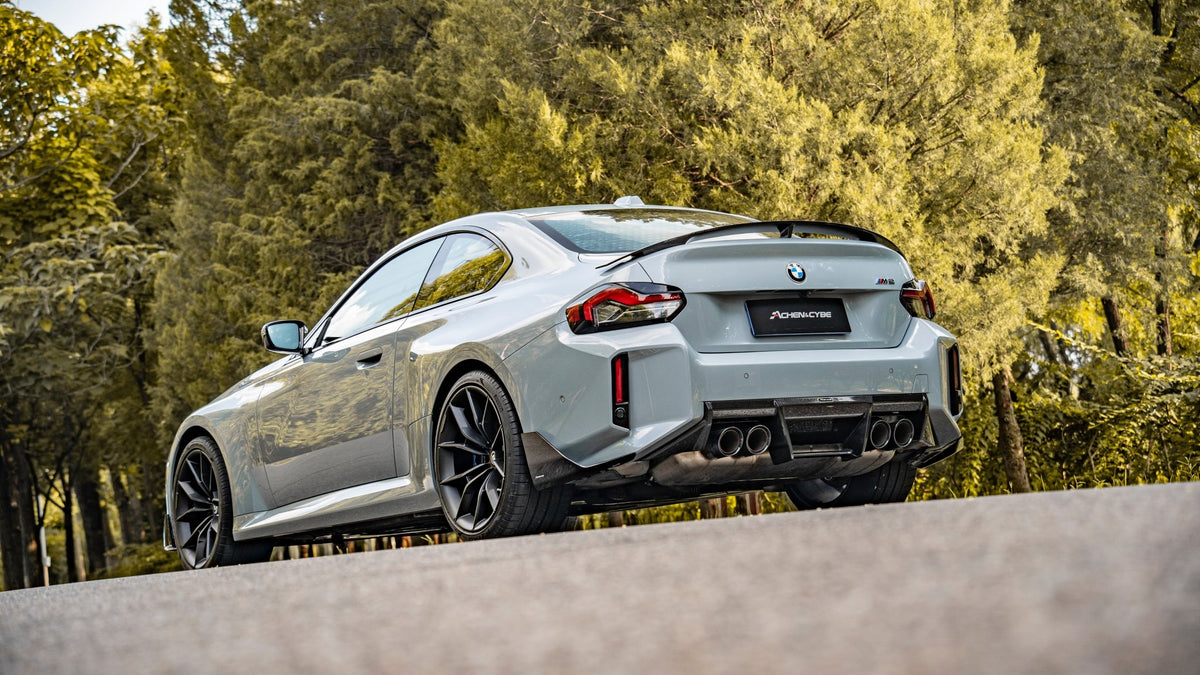 ACHEN CYBE - BMW M2 G87 DRY CARBON FIBER REAR SIDE WINGS - Aero Carbon UK