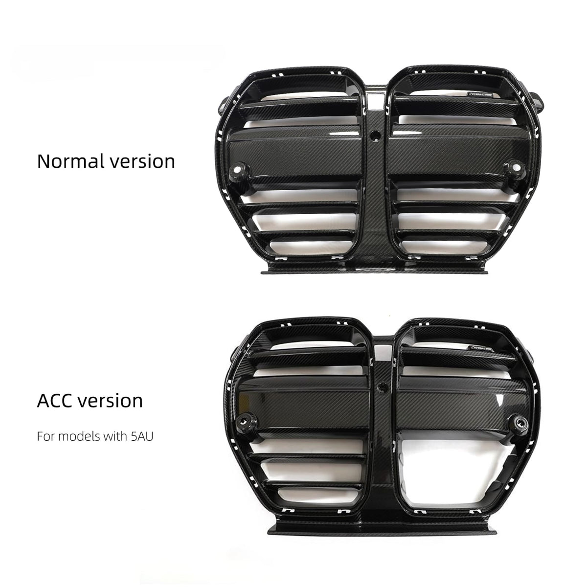 ACHEN CYBE - BMW M3 G80 / M4 G82 DRY CARBON FRONT GRILLE OEM STYLE - Aero Carbon UK