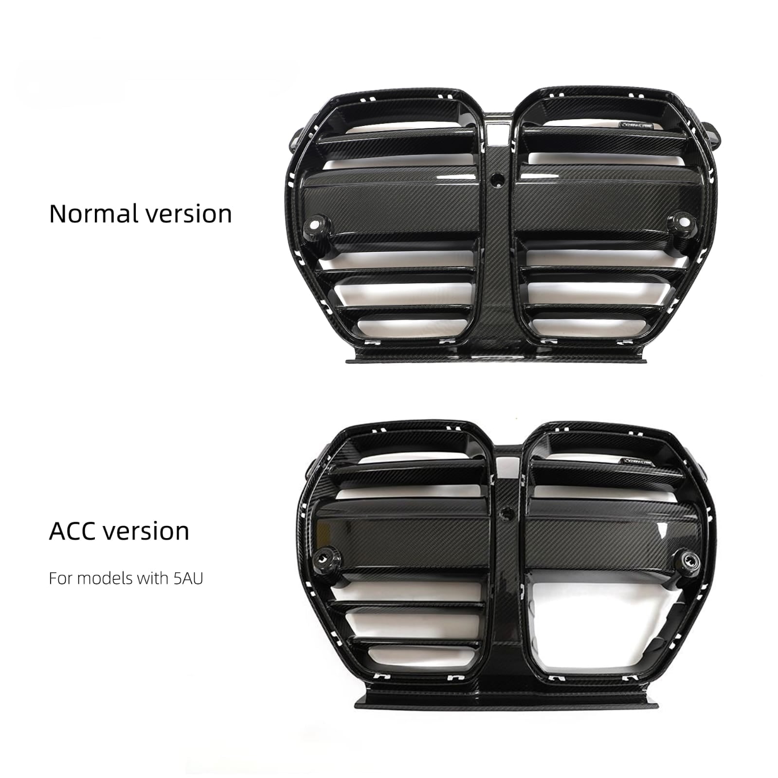 ACHEN CYBE - BMW M3 G80 / M4 G82 DRY CARBON FRONT GRILLE OEM STYLE - Aero Carbon UK